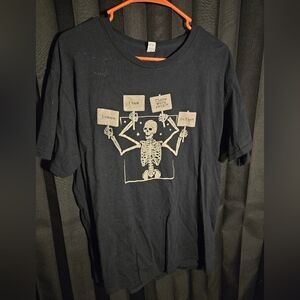Funny skeleton t-shirt